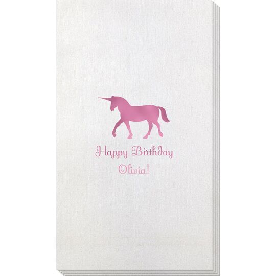 Magical Unicorn Bamboo Luxe Guest Towels